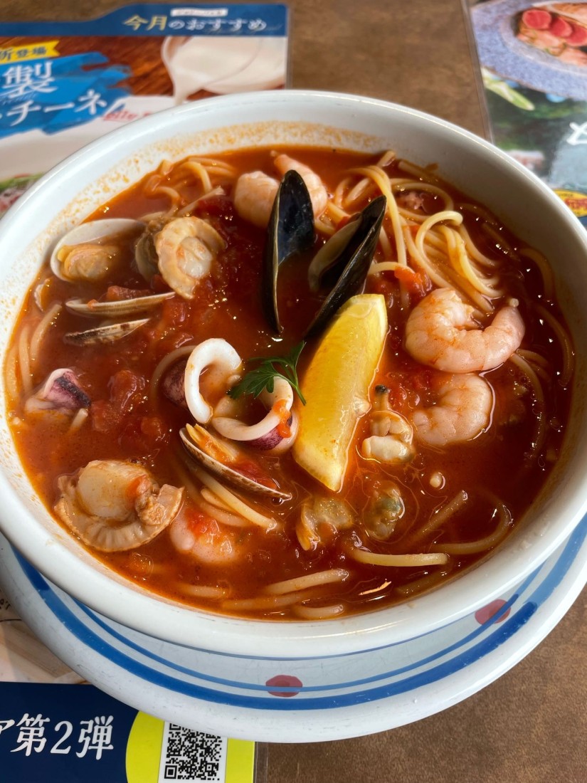 辛口トマトスープパスタ 🌶️