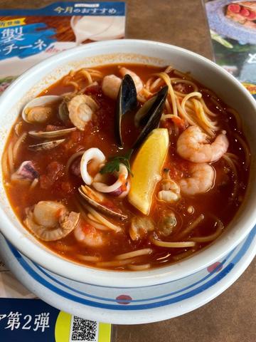 辛口トマトスープパスタ 🌶️