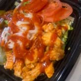 チリチキンサラダ+チリソース(激辛)