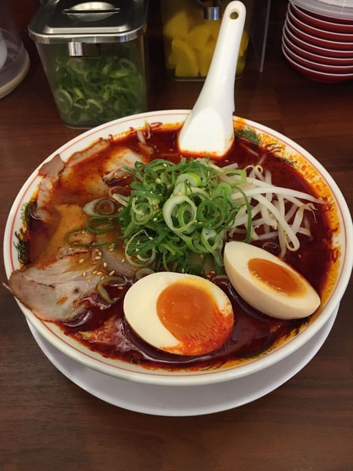 辛みそ味玉ラーメン 3辛