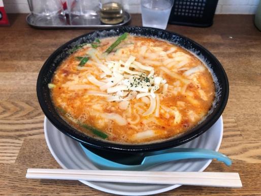 クリーム辛麺