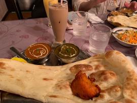 Aセット マトンカレー&サグチキンカレー 激辛