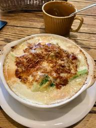 チキンとブロッコリーのメキシカンドリア 唐辛子マーク1本