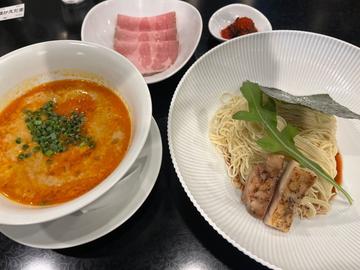 坦々つけ麺(麻辣醤トッピング)