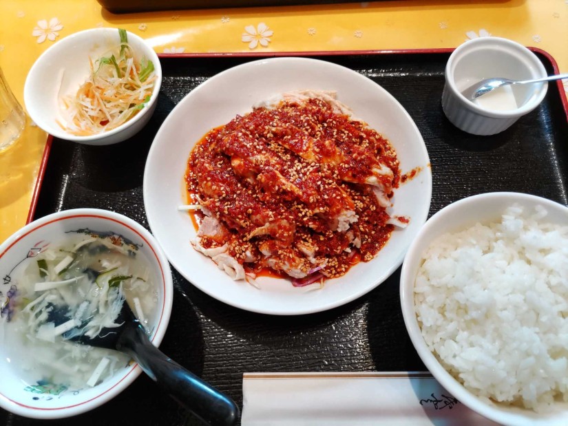 口水鶏 低温調理よだれ鶏 辛みタレ