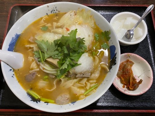 羊肉内臓麺