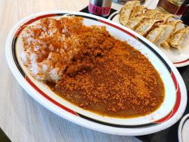 大盛セット 辛口カレー 辛味パウダー