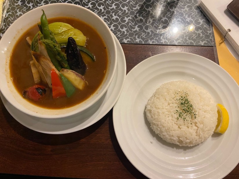 チキン野菜のカリー 4