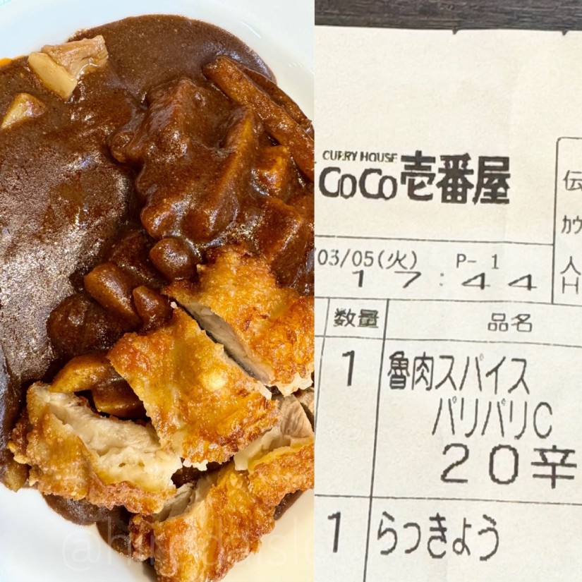 魯肉スパイス パリパリチキンカレー 20辛