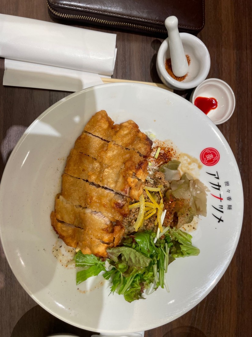 汁なし担々麺 4辛(極辛)