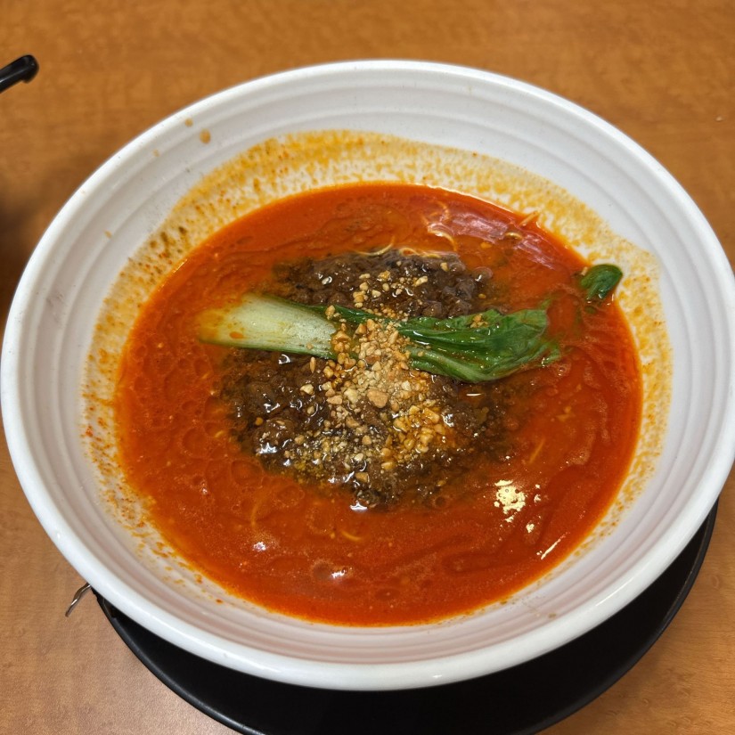 白湯担々麺麻辣 5辛、5シビ