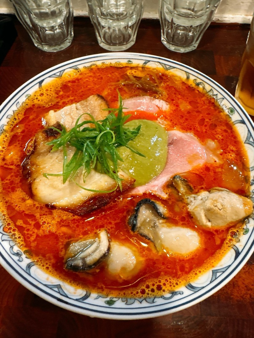 辛牡蠣らぁ麺