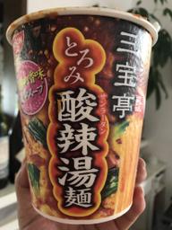 三宝亭とろみ酸辣湯麺 辛さレベル2