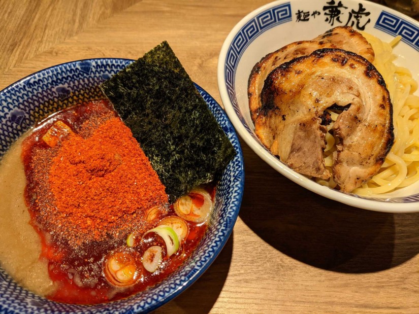 肉辛々魚つけ麺 中盛 限界突破