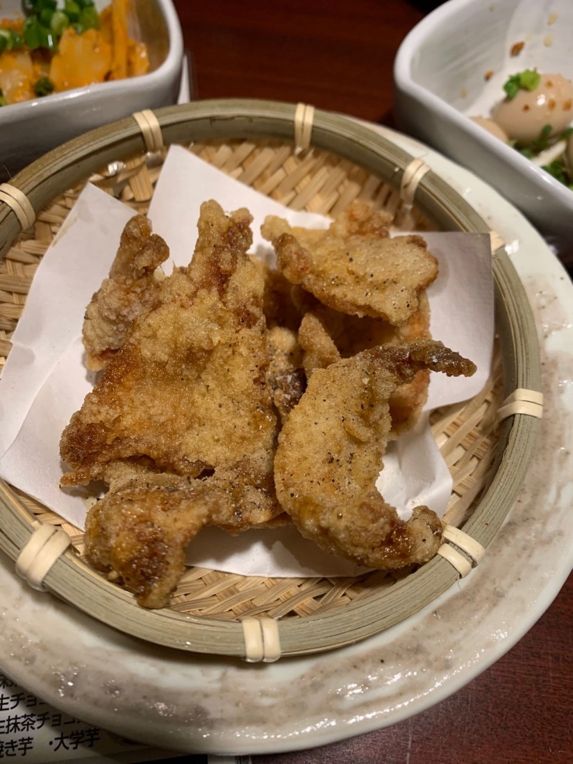 鶏かわせんべい