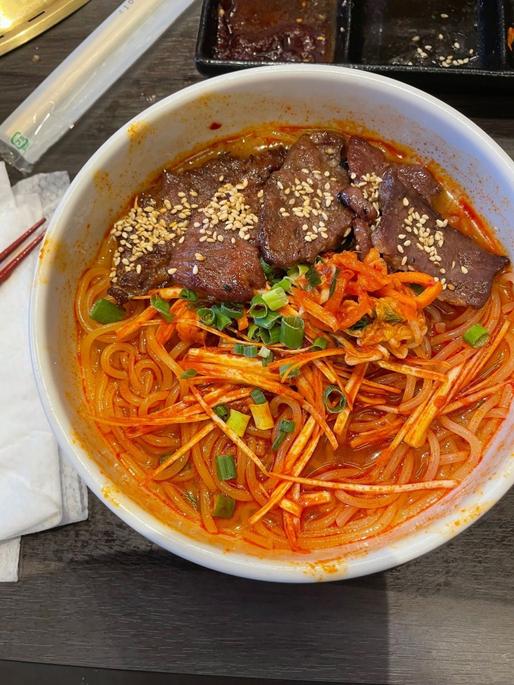 ピリ辛ネギ冷麺 3辛