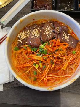 ピリ辛ネギ冷麺 3辛