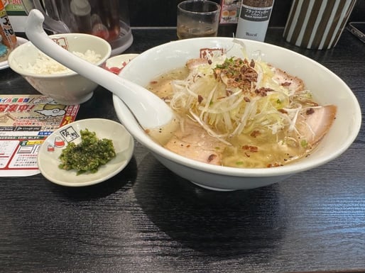 青唐ねぎ塩ラーメン 5倍