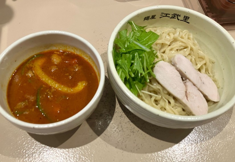 赤カリーつけめん