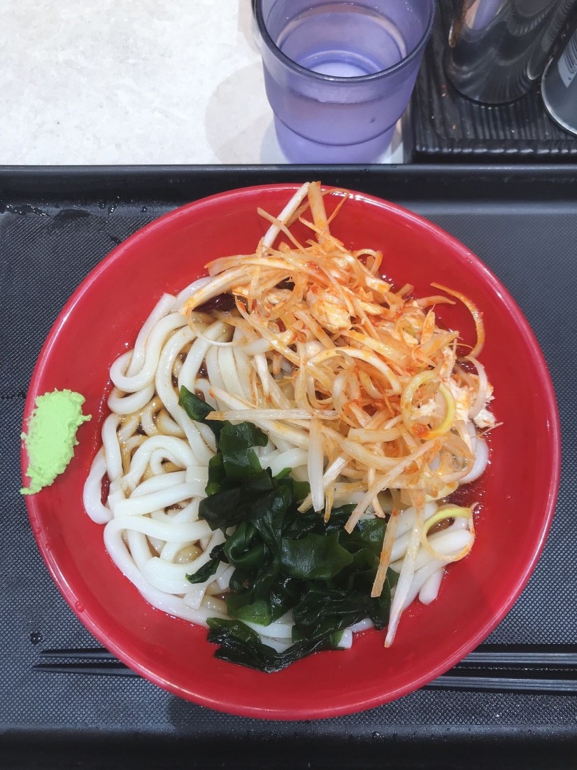 ピリ辛鳥ネギうどん