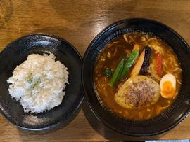 チーズハンバーグスープカレー 激辛7