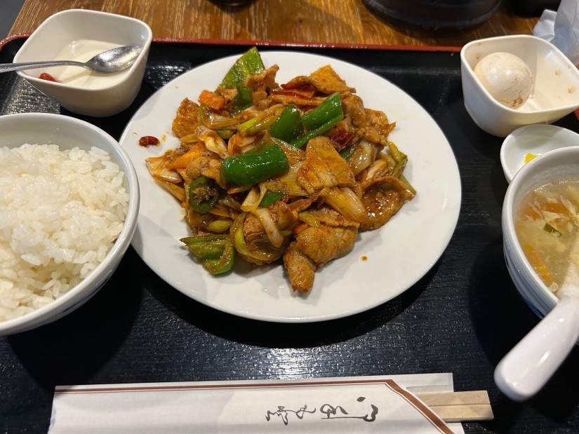 豚肉の湖南風炒め