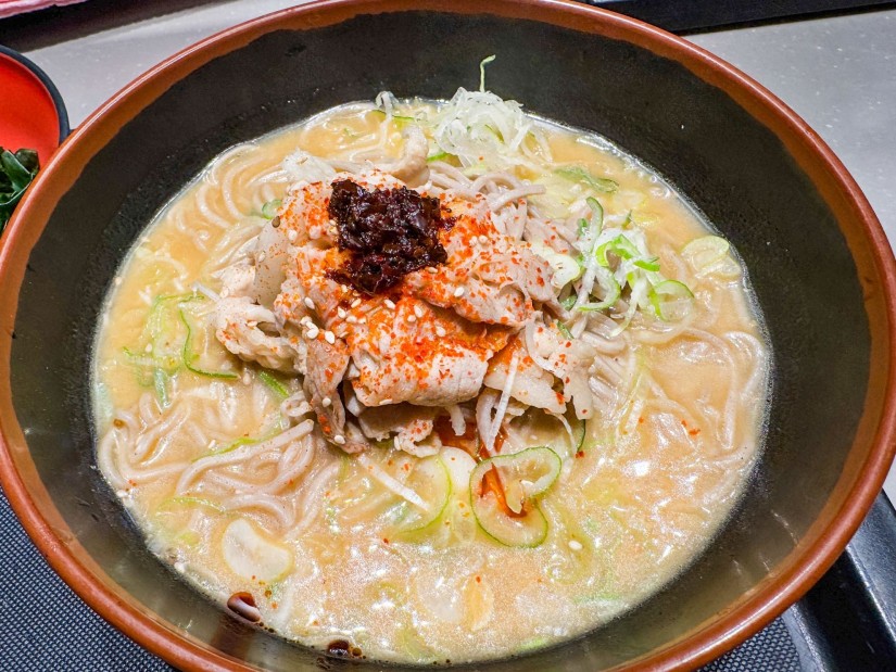 味噌肉ラー油そば
