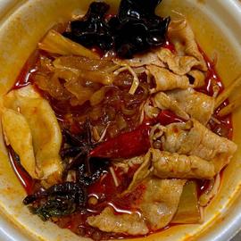 豚バラ麻辣火鍋 4辛(追加オプション)