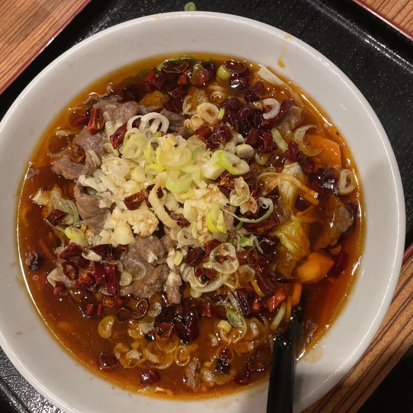 牛肉の四川風煮込み