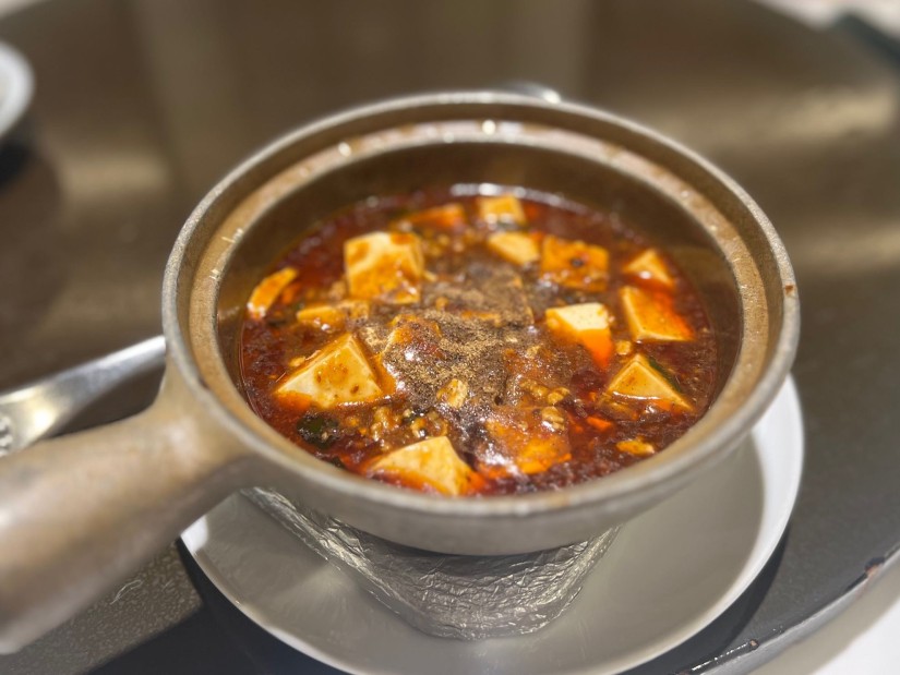 国産大豆豆腐の麻辣マーボ