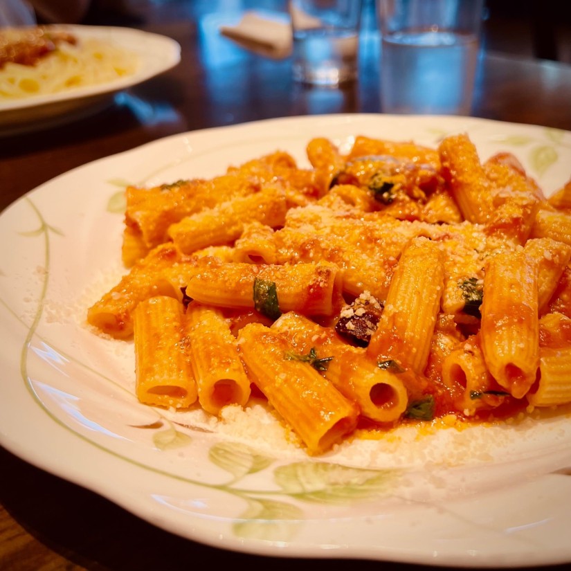 アラビアータのリガトーニ