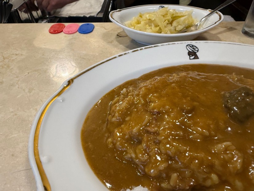 カレー大盛、ルーダブル、ピクルス大盛り 表記なし