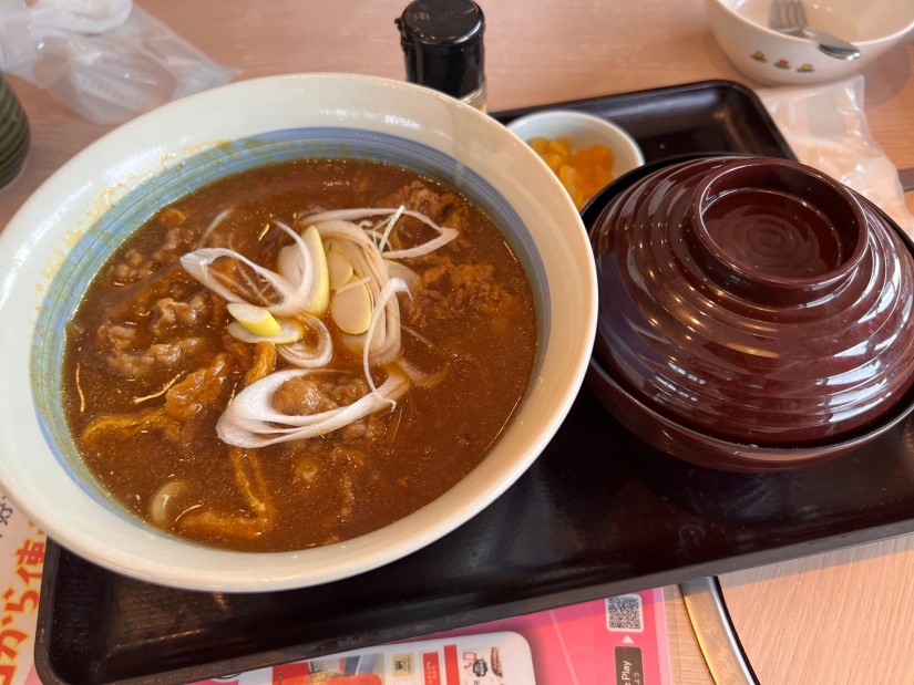 牛カレーうどん