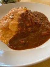 オムレツライスカレー