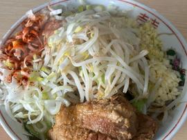 らーめん+ねぎ(ニンニク 生姜 火の粉)