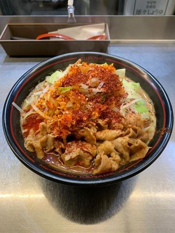 鬼紅ラーメン 辛さ増し