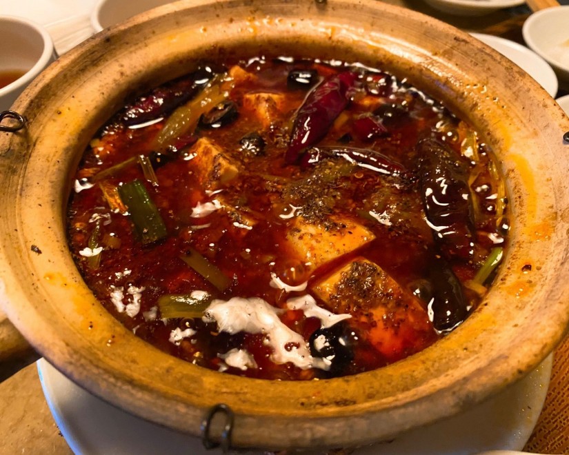 四川麻婆豆腐定食　辛さmax