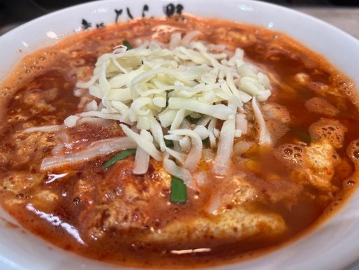 辛麺地獄チーズトッピング