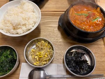 牛プルコギスンドゥブ定食5辛