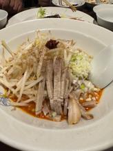 汁無し坦々麺 辛め