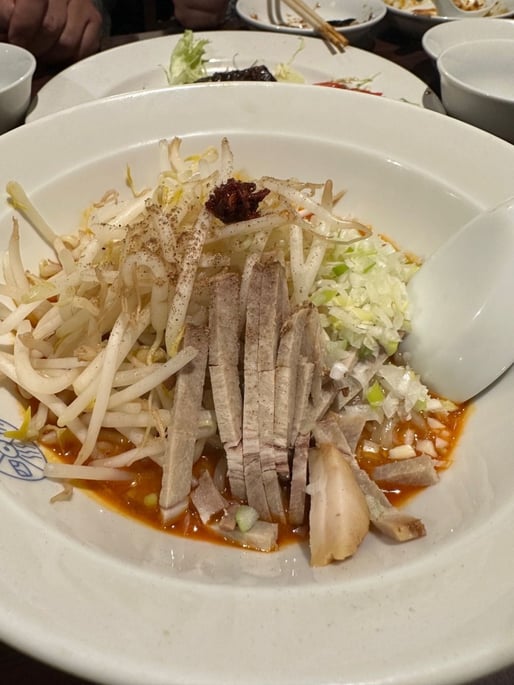 汁無し坦々麺 辛め