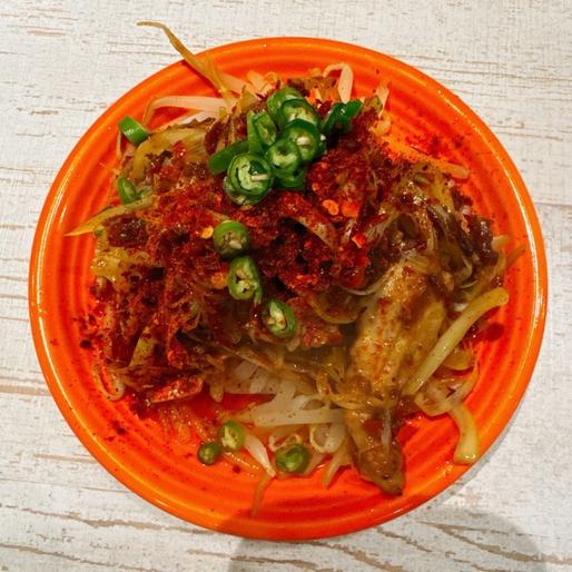 せせりの青唐辛子炒め