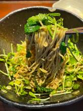 汁なし担担麺3辛  野菜盛り 3辛
