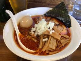 特製シビカラ醤油ラーメン トウガラシ増し