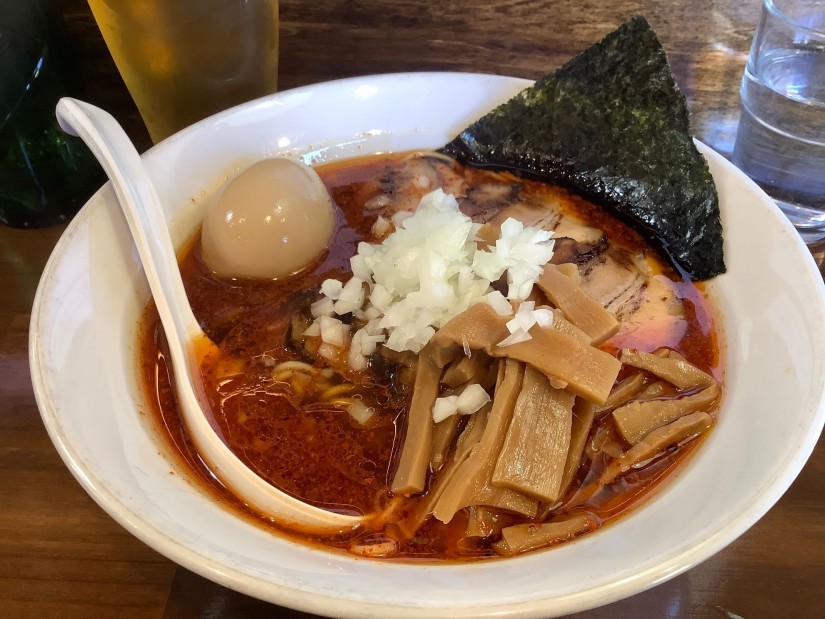 特製シビカラ醤油ラーメン トウガラシ増し