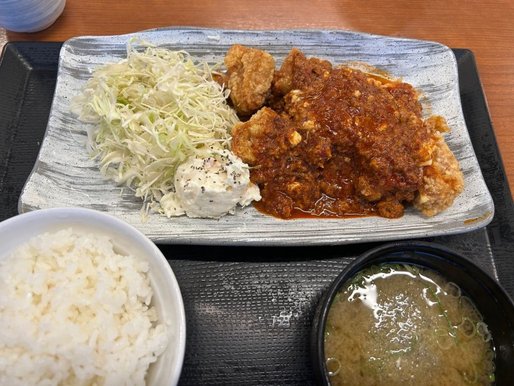 赤辛定食