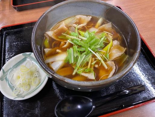 辛口肉そば 辛め