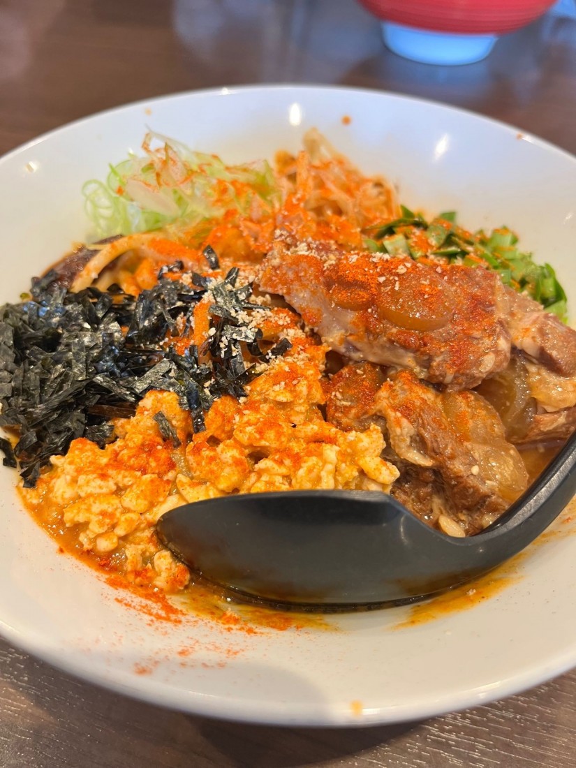 オマール海老香る辛味噌まぜそば 辛さL