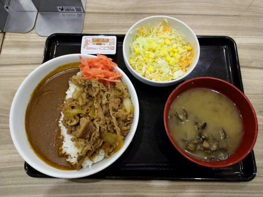 カリガリ肉だく牛カレー