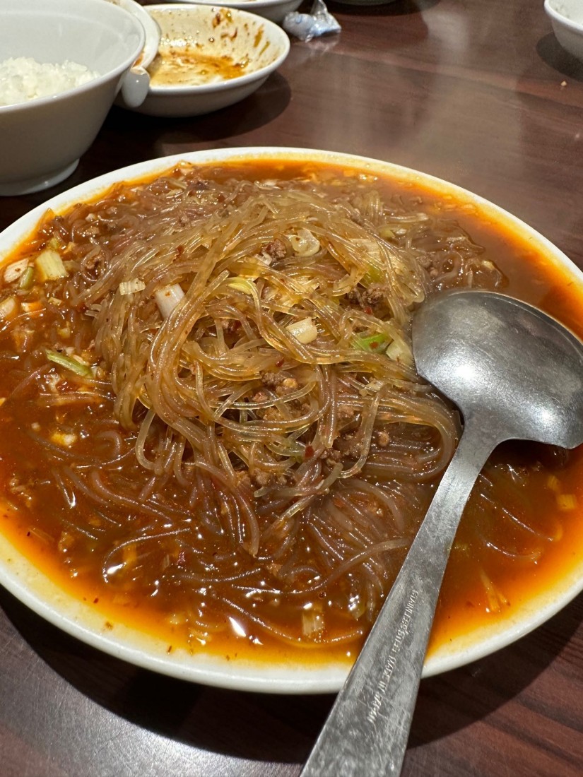 挽肉と春雨の煮込み